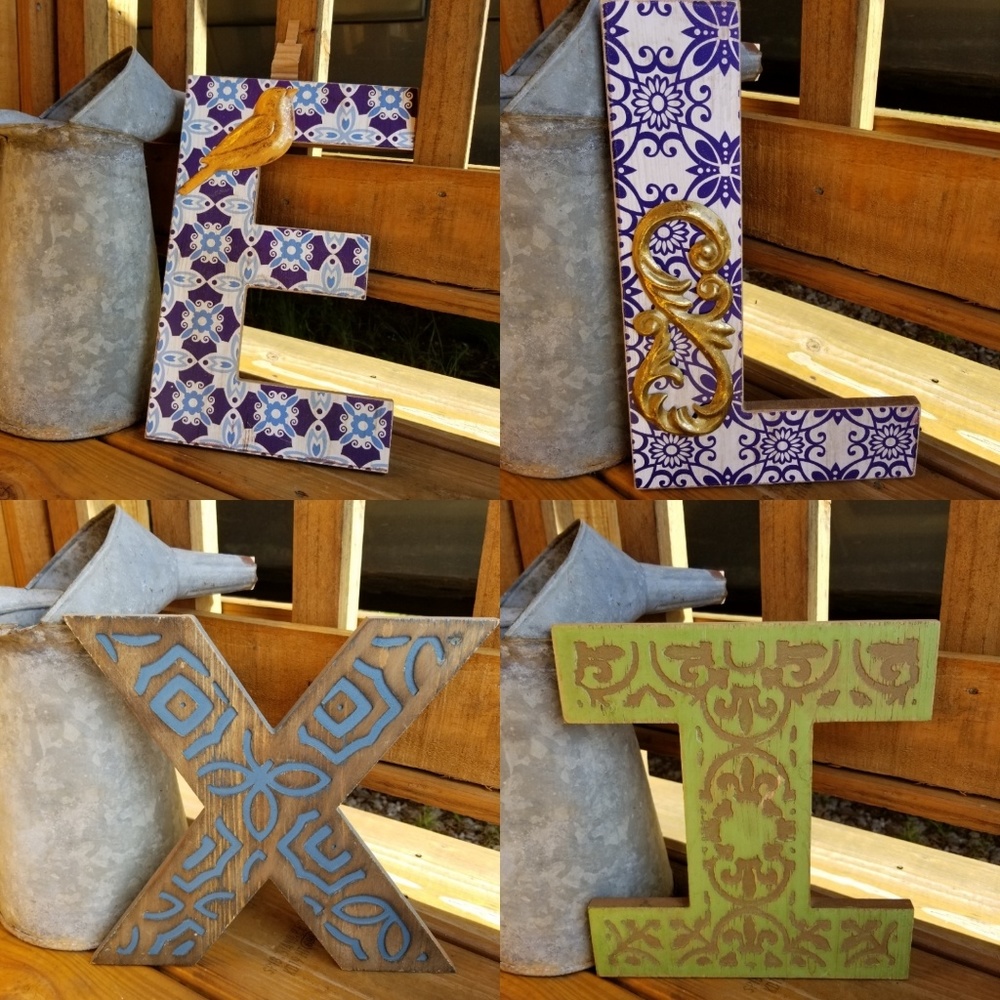 Ashland deco monogam letter